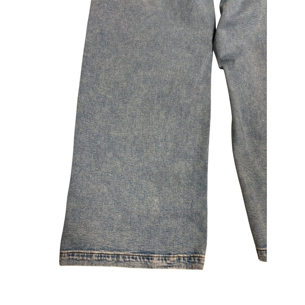 Ava & Viv Wide Leg Lighter Wash Denim Jeans Size 16 Womens Relaxed Fit Stretch - Picture 9 of 14